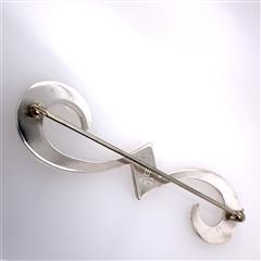 James Avery Retired Swirl Sterling Silver Brooch